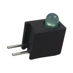 BROADCOM LED, 3MM, 50DEG, GREEN, HLMP-1790-A00A2-43