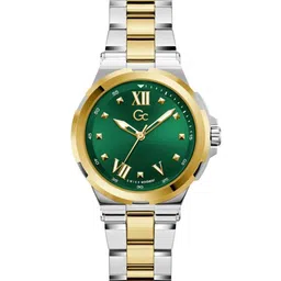 GC Women Brass Dial & Stainless Steel Bracelet Style Straps Analogue Watch Y29007L9MM-image-22