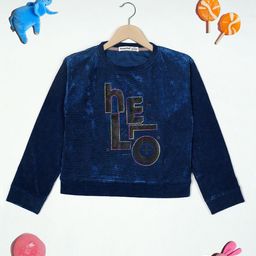 PAMPOLINA Girls Self Design Sweatshirt-image-14