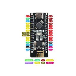 RF Nano Board RF Nano Integrated NRF24L01 Wireless Module with Soldering ATmega328P Micro-Controller Board - RS5933RF Nano Board RF Nano Integrated NRF24L01 Wireless Module with Soldering ATmega328P Micro-Controller Board - RS5933 image 4