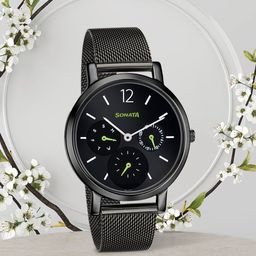 Sonata Women Black Analogue Watch-image-68