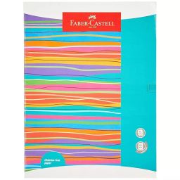 Faber-Castell Single Line Small Notebook 60 GSM 15.5x19 cm 92 Pages (Pack of 12)-27