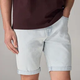 NEXT Men Slim Fit Denim Shorts-image-66