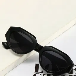 AUGEN Unisex Grey Oval Sunglasses with-image-74