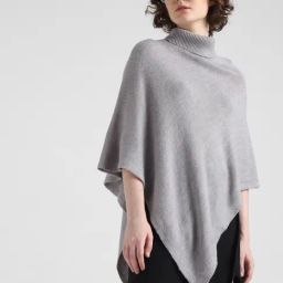 Only Grey Regular Fit Poncho-image-59