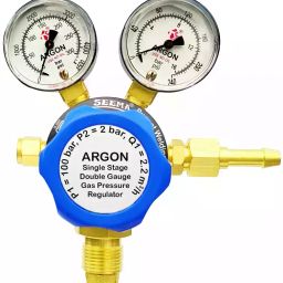 Seema (S.S.DG.AR-4) Single Stage Double Guage Argon Gas Pressure Regulator-picture-15