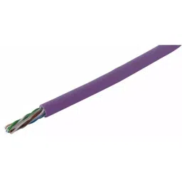 RS PRO Ethernet Cable Cat5e U/UTP Purple PVC Sheath 305 m Low Smoke Zero Halogen (LSZH), 9164080-10