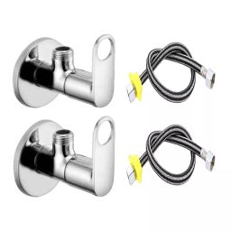 Fastgear Prime Bathroom Faucet Set Stainless Steel Chrome Finish Silver, FG1131 ( Pack of 4)-image-63