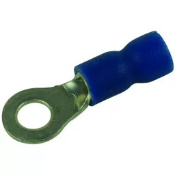 MULTICOMP PRO Ring Crimp Terminals TERMINAL, RING TONGUE, #8, CRIMP, BLUE, MC29566 (Pack of 100)-picture-39