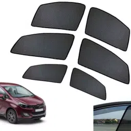 Auto Pearl Side Window Sun Shade Cover for Ford Endeavour (Black)-14