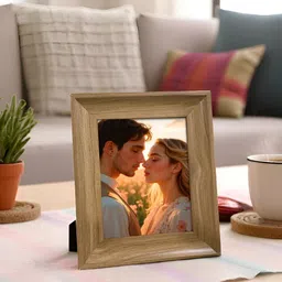 Art Street Beige 1 Pieces Wood Table Photo Frames-17