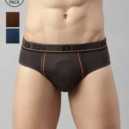 Dixcy Scott Originals Multi Cotton Regular Fit Briefs - Pack Of 3-picture-21