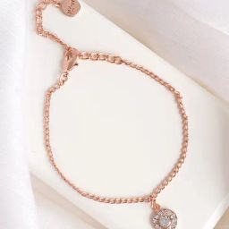 Joker & Witch The Party Edit Shine Bright Rose Gold Flexible fit Bracelet-image-30