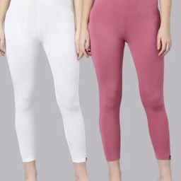 TWIN BIRDS Women Pack Of 2 High Ankle Leggings-picture-39
