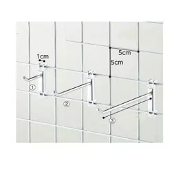 AS ONE Slim Connect Hook Φ5 mm L16.5 cm Size Steel Chrome Plating, 61-131-4-3 (Set of 10 pcs)-17