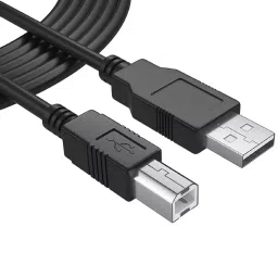 LOTA USB Printer Cable A Male to B Male High Speed Heavy Shielded PVC Black 3 m, ‎MST-778-LT-23