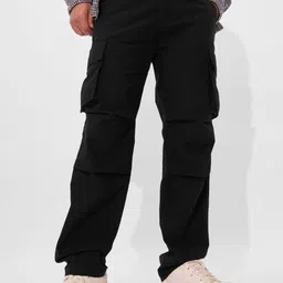 The Souled Store Men Straight Fit Trousers-picture-42