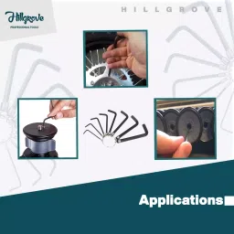 Hillgrove HGCM563M3 Allen Key Set image 3