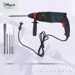 Hillgrove HGCM369M1 1200 W 26 mm Hammer Impact Drill Machine, 850 W Angle Grinder Combo, HGCM661 image 3