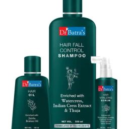 Dr. Batra's Hair Vitalizing Serum, Hair Fall Control Shampoo & Hair Oil-image-51