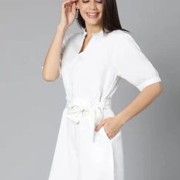 Oxolloxo White Mini Playsuit-image-55