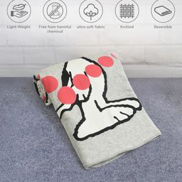 Mi Arcus Peanuts Snoopy Printed Comforter Grey-56