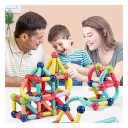 AKN TOYS New Trending Powerful Magnetic Sticks Building Blocks for Kids Magnetic Sticks Toys for Kids Educational Stem Learning Magnet Stick with Magnetic Balls (42 Pcs)(COLOR N DESIGN MAY VARY)-1