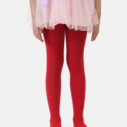 NEXT2SKIN Cotton Solid Pantyhose Stockings - Red-picture-38