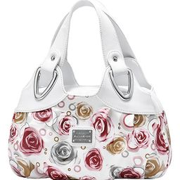 SYGA Women's Printed PU Leather Hobo Bag, Multiple Colors and Patterns, Crossbody Shoulder(PINK)-27