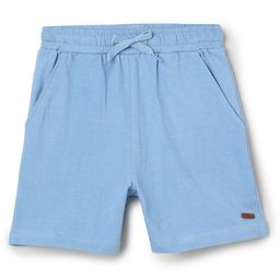 Milou Cotton Solid Side Pocket Shorts - Blue-image-16