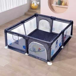 Space Printed Playpen - Charcoal Grey-picture-20