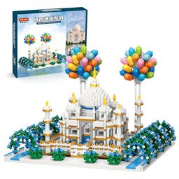 NEGOCIO Taj Mahal Architecture Building Micro Nano Blocks Bricks DIY Assemble Educational Toys Construction Set-PACK OF 1-COLOR MAY VARY-31