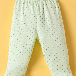 Tango Interlock Footed Lounge Pants with Polka Dot Print - Mint-picture-15