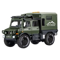 FunBlast Off Road Military Truck Toy with Light & Sound for Kids Green-image-4