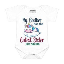 Arvesa Cutest Sister Printed Bodusuit-image-91