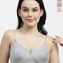 SHYAM SONS FLAIR Women Pack of 3 Full Coverage Bra-picture-8