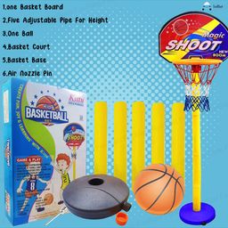 FunBlast Basketball Set with Adjustable  Stand - Multicolor image 2