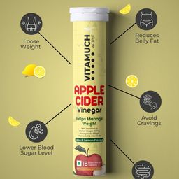 Vitamuch Set Of 6 Apple Cider Vinegar Tablets - 15 Effervescent Tablets Each image 4