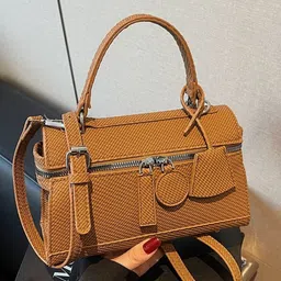 DressBerry PU Structured Shoulder Bag-25