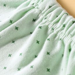 Tango Interlock Footed Lounge Pants with Polka Dot Print - Mint image 3