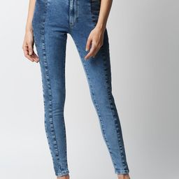 Kraus Jeans Women Skinny Fit High-Rise Light Fade Jeans-picture-28