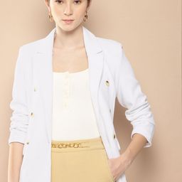 INVICTUS Crepe Single Breasted Casual Blazer-23