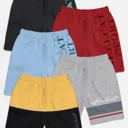 HELLCAT Kids Multi Printed Shorts (Pack Of 5)-image-61
