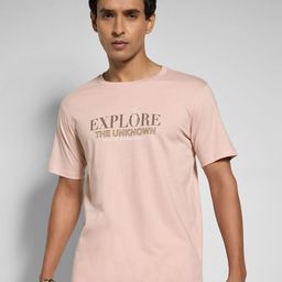 7 Alt by Pantaloons Men Typography Pockets Slim Fit T-shirt-image-90