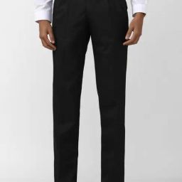 Van Heusen Black Regular Fit Trousers-image-39