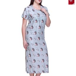 TRUDO Printed Maxi Nightdress-image-40