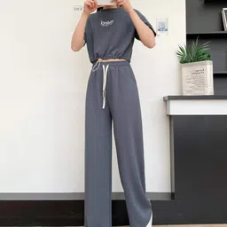 Stem Rope Women Solid Co-ord Set-picture-12
