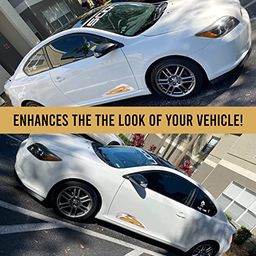 Allextreme Golden and Silver Color Universal Fender Sticker With In-Built Mounting Bolts for Cars, SUVs & Other Automobile, EDCGS2G (Pack of 2) image 4