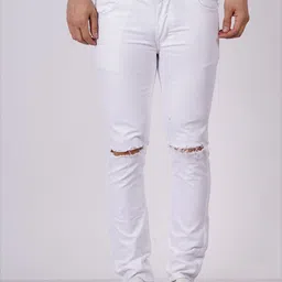 SZN Men Classic Tapered Fit Mid-Rise Slash Knee Jeans-picture-45