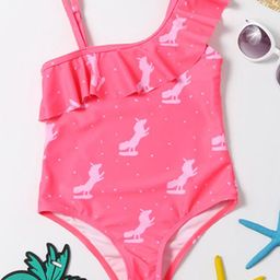 The Mom Store Unicorn Wave Girls Swimsuit-image-32